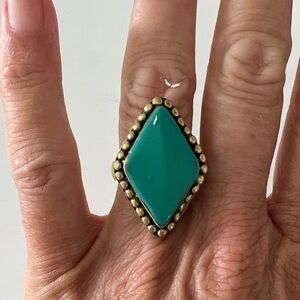Turquoise ring, and bracelet set